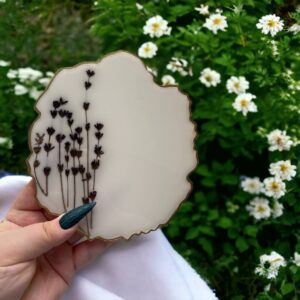 Молд костер зріз каменю №02