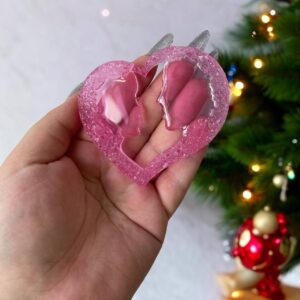 Молд новорічна іграшка "Закохані"